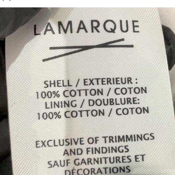 Lamarque Dina Flower removeable rosette Crop Top Ivory White 100% SZ med NWT - Picture 10 of 10